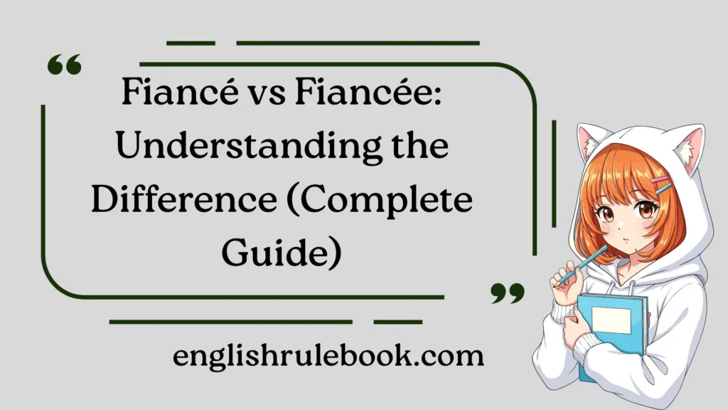 Fiancé vs Fiancée: Understanding the Difference (Complete Guide)