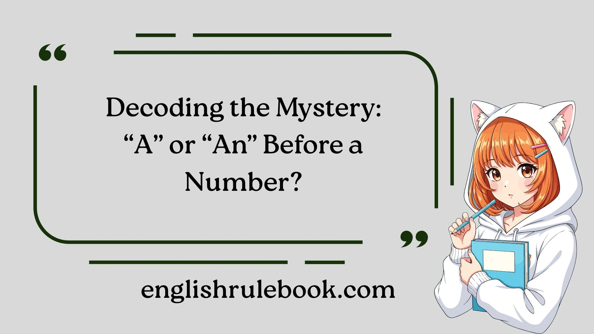 Decoding the Mystery: “A” or “An” Before a Number?