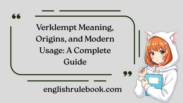 Verklempt Meaning, Origins, and Modern Usage: A Complete Guide