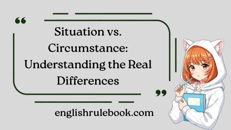 Situation vs. Circumstance