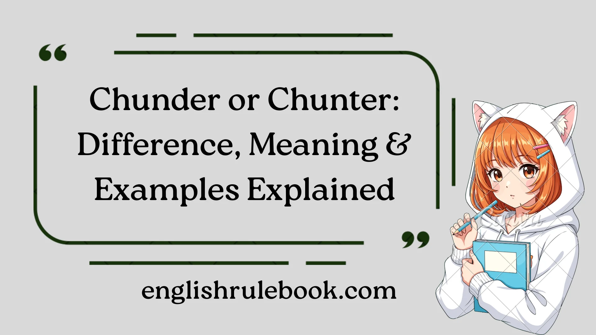 Chunder or Chunter