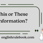 This or These Information?
