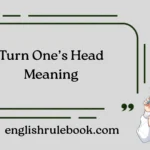 Turn One’s Head Meaning