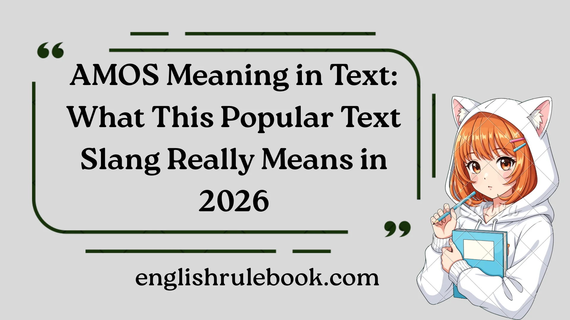 AMOS Meaning in Text