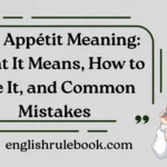 Bon Appétit Meaning