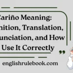 Cariño Meaning