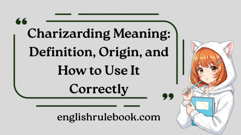 Charizarding Meaning