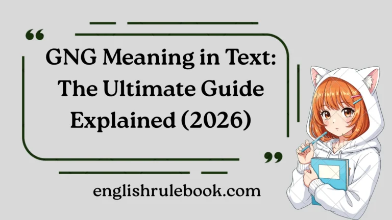GNG Meaning in Text