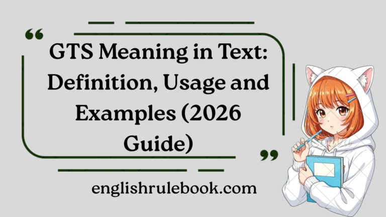 GTS Meaning in Text