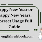 Happy New Year or Happy New Years