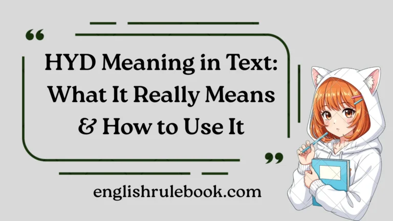 HYD Meaning in Text
