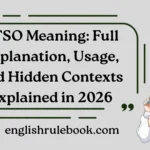 PTSO Meaning