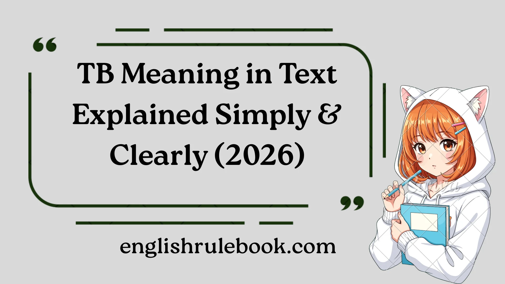 TB Meaning in Text