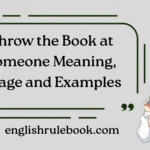 Throw the Book at Someone