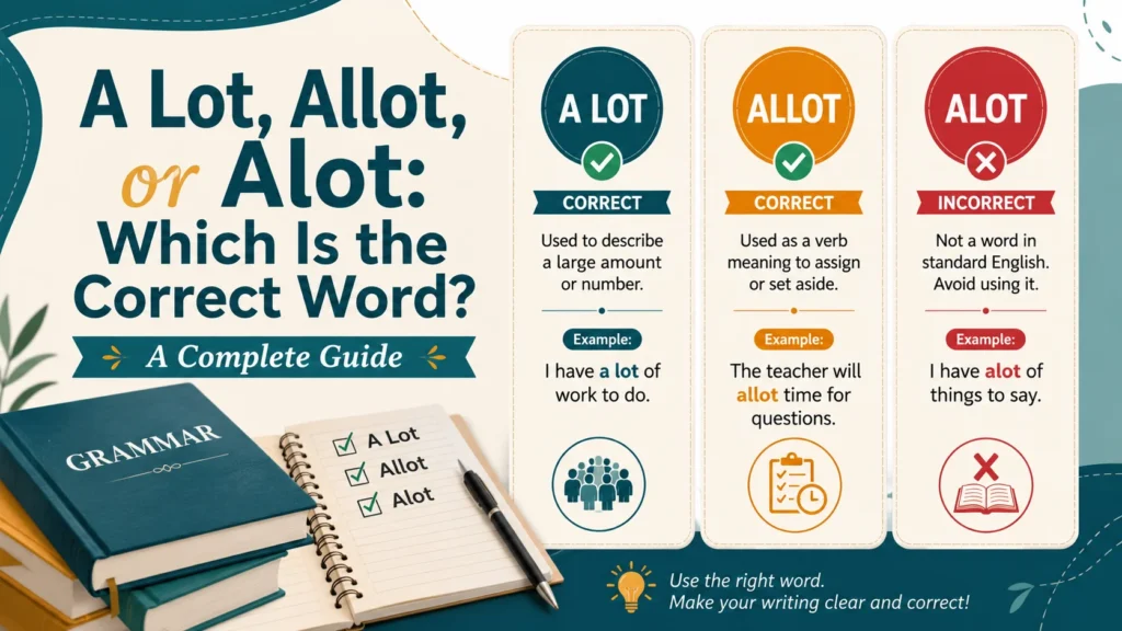 A Lot, Allot, or Alot: Which Is the Correct Word?