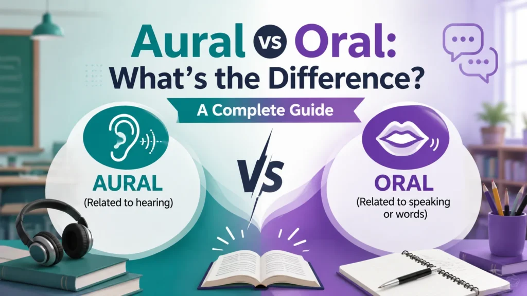 Aural vs Oral: What’s the Difference? A Complete Guide