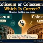 Coliseum or Colosseum – Which Is Correct? Meaning, Spelling, and Usage
