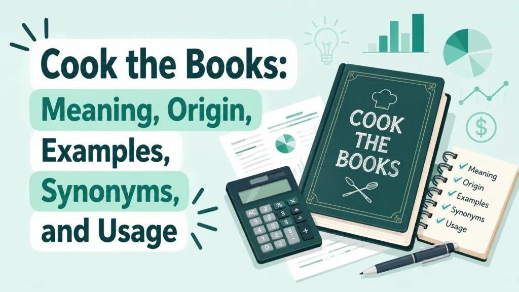Cook the Books: Meaning, Origin, Examples, Synonyms, and Usage
