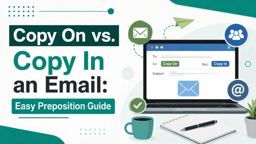 Copy On vs. Copy In an Email: Easy Preposition Guide