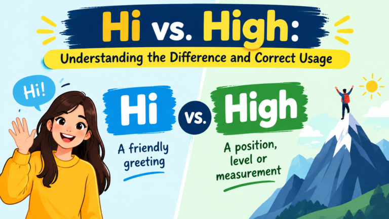 Hi vs. High
