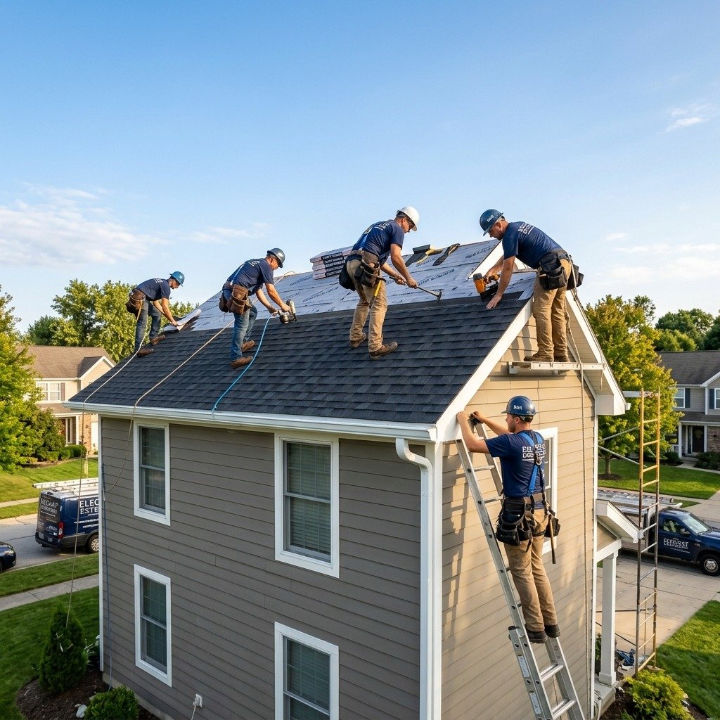Elegant Exteriors, LLC Roofing Siding Windows & Gutters