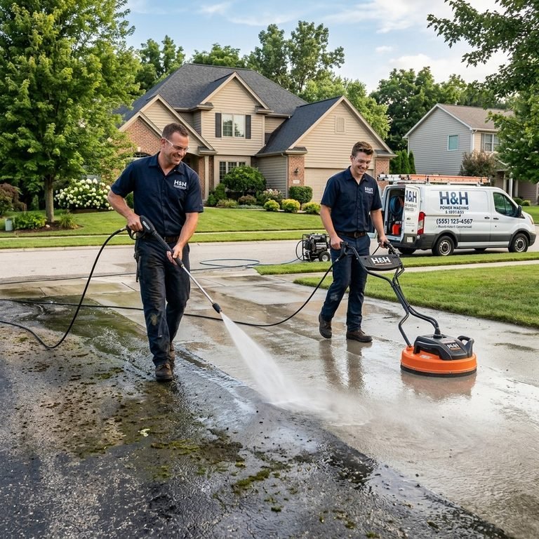 Pressure washing