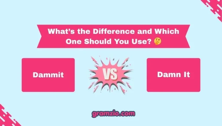 damn it or dammit