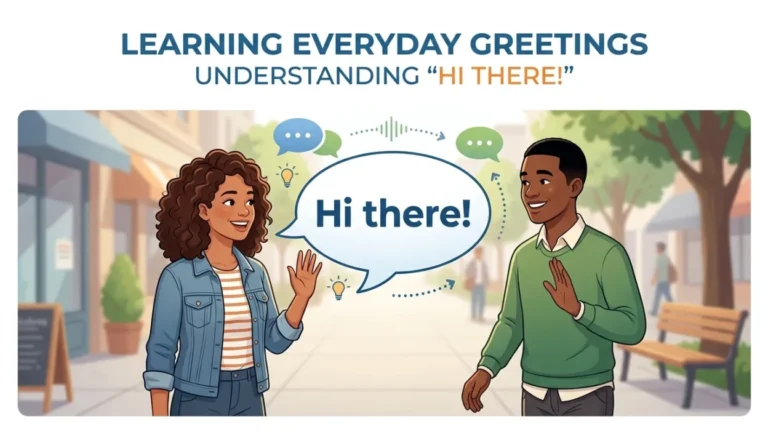 define hi there