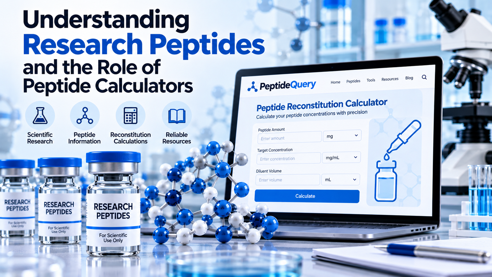 Understanding Research Peptides and the Role of Peptide Calculators